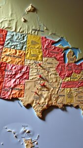 Carte des USA : États, villes, routes & infos