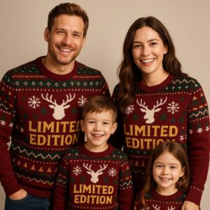 Pull de Noël famille en édition limitée : Comment coordonner un look unique et mémorable